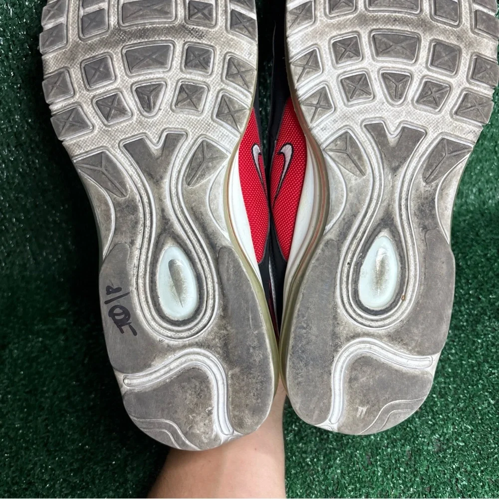 Nike ID Air Max 97 By You Mens Shoes Sneakers Black Red CT7949-991 Size‎ 14